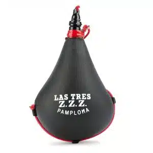 bota vino látex negra