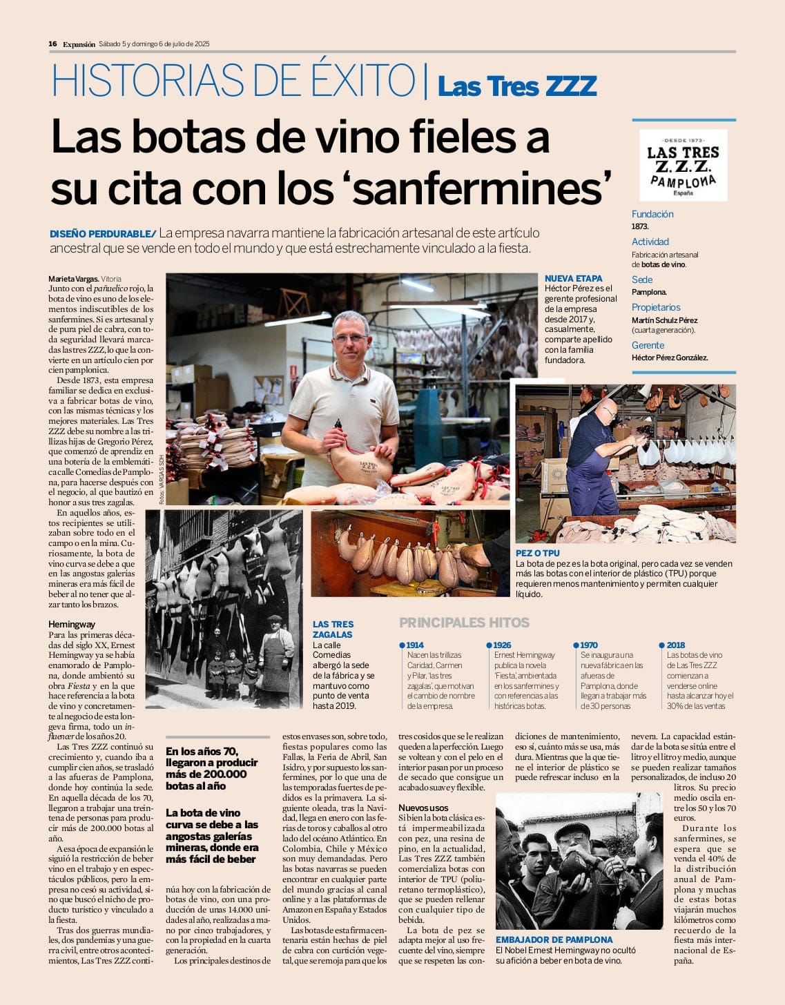 Artículo Expansión Las Tres ZZZ 5 de Julio 2025